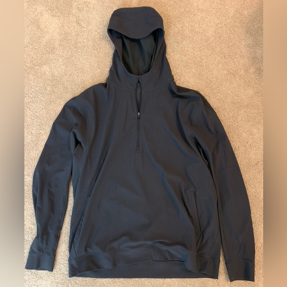 Dark Grey Lulu 1/4 zip hoodie